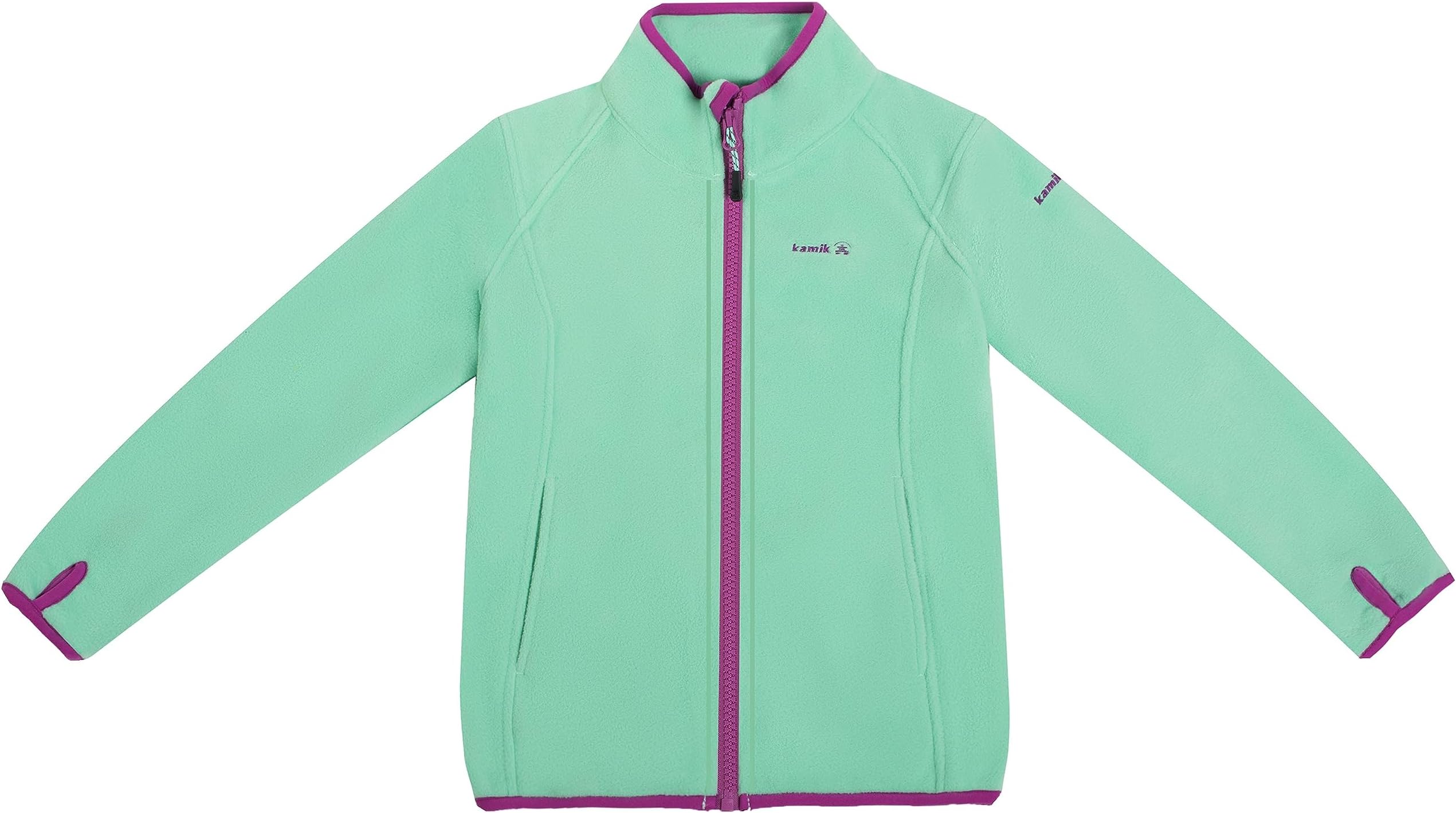 

Куртка Kamik Kids Linnea Fleece Jacket (Toddler/Little Kids/Big Kids), цвет Cabbage/Orchid
