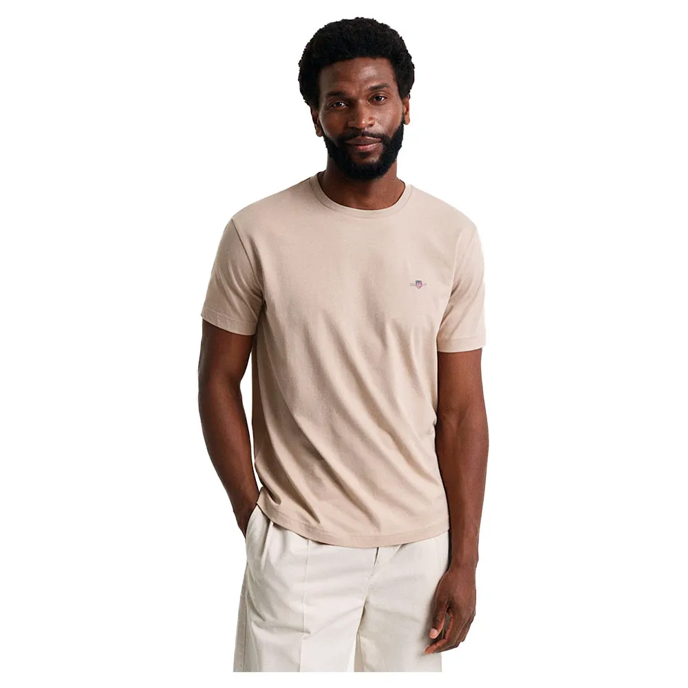 

Футболка с коротким рукавом Gant 2003184 Regular Fit, бежевый