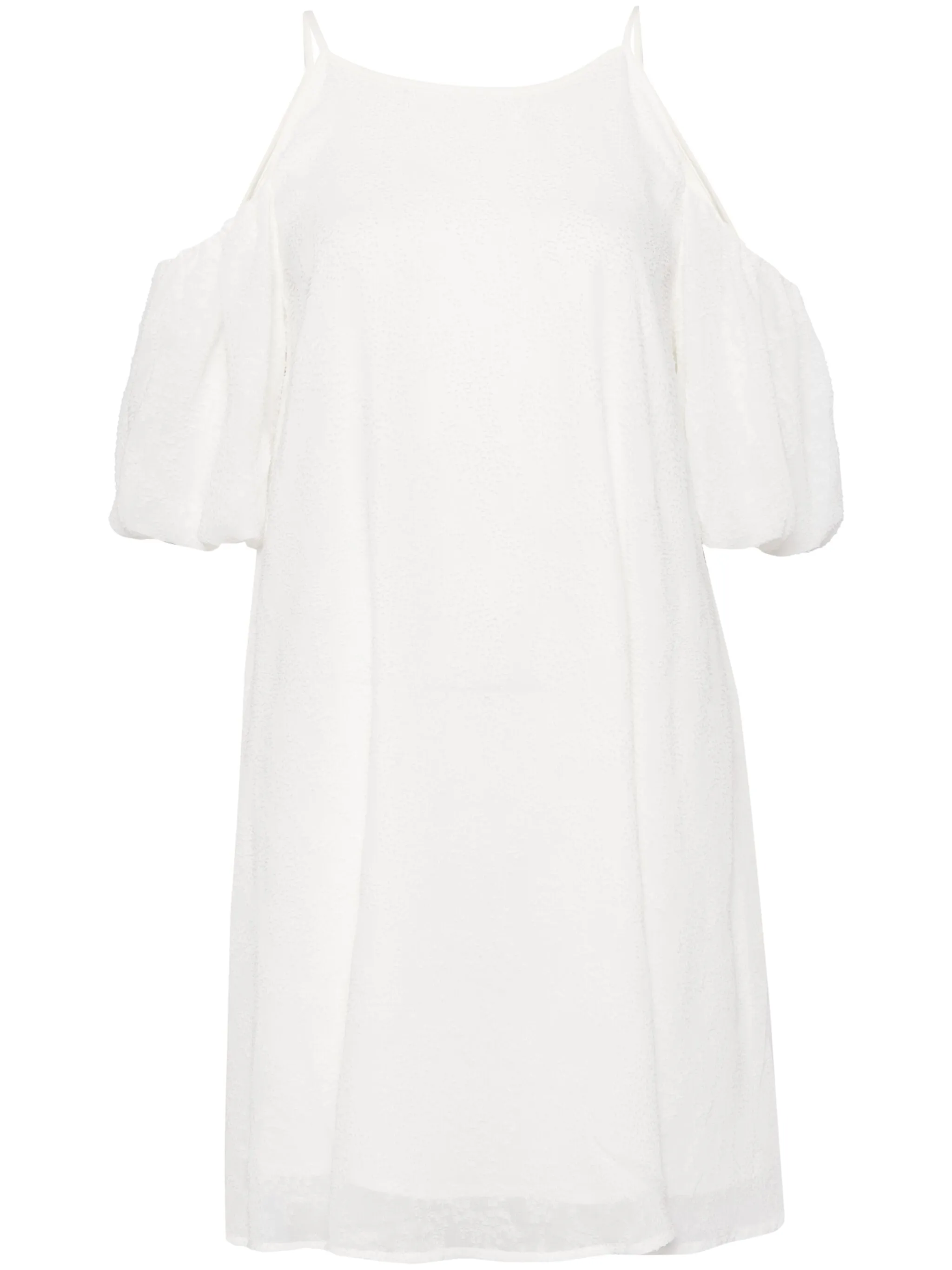 

Платье А-силуэта с открытыми плечами Tout A Coup, нейтральный