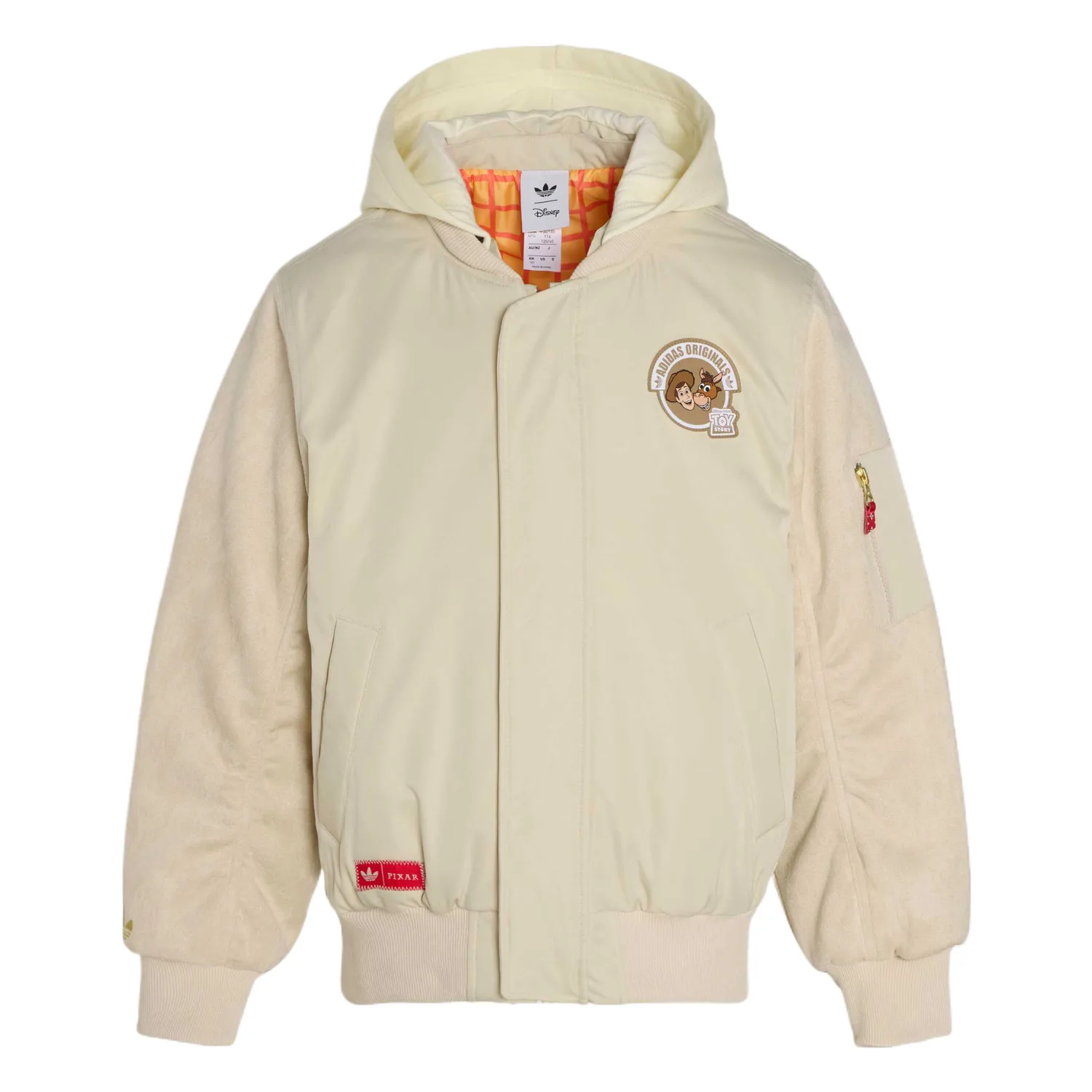 Детская куртка Disney Adidas Originals, linen crystal коричневый