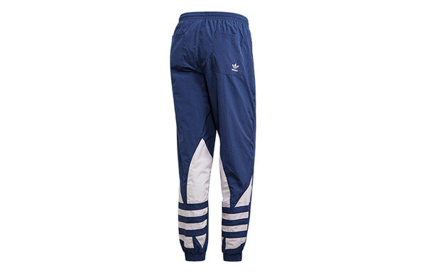 Спортивные штаны adidas originals Big Trefoil Track Pants Night Maeine logo, синий — фото 2