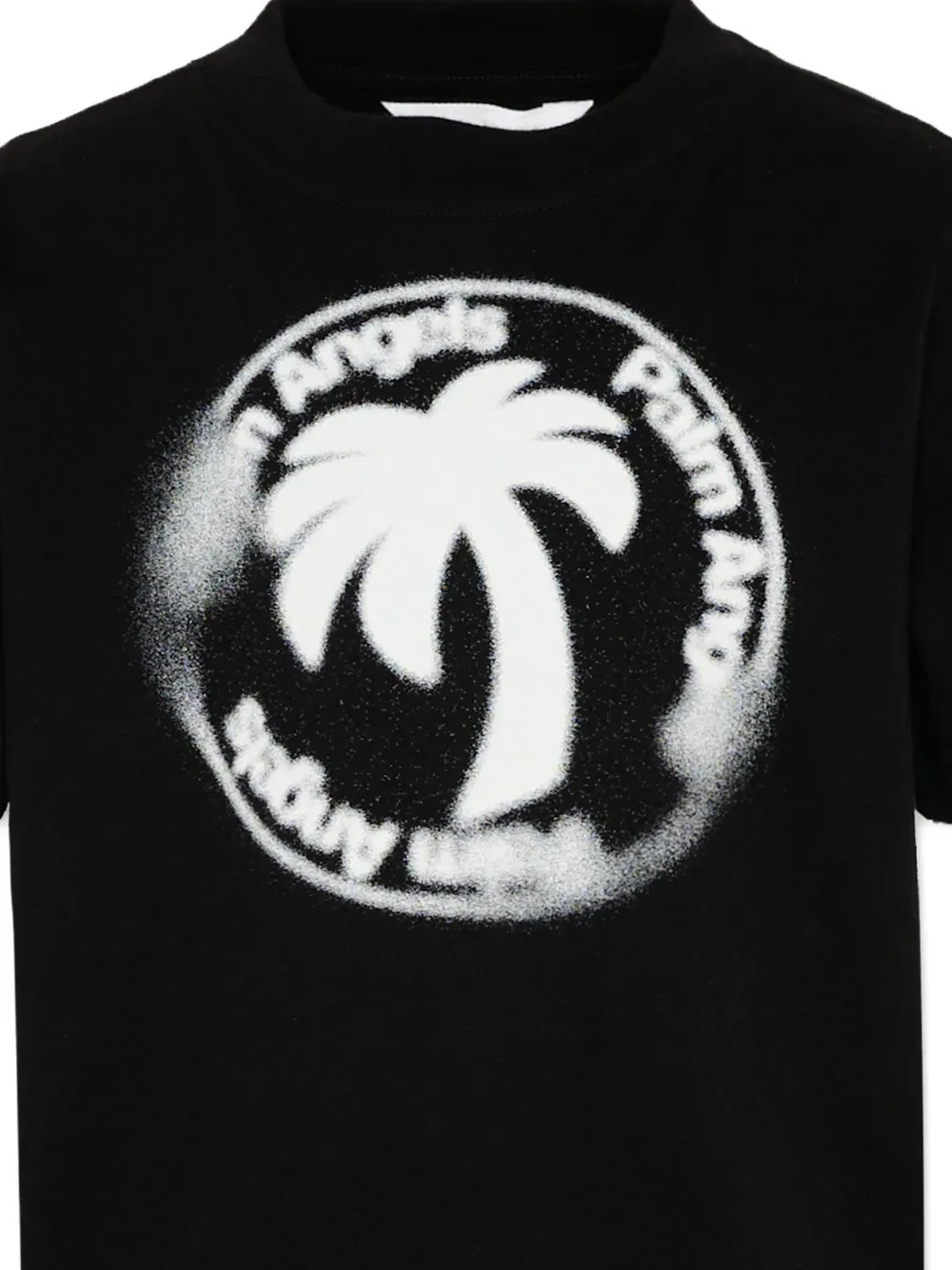 Футболка с графическим принтом Palm Angels Kids, черный — фото 3