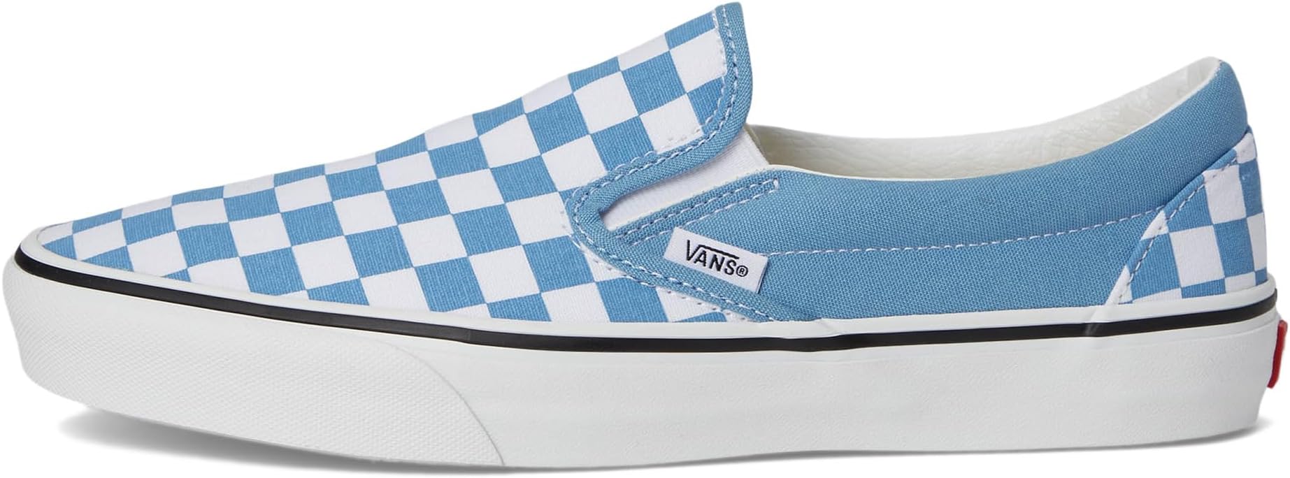 Кроссовки Unisex Vans Classic Slip-On Checkerboard, Color Theory Checkerboard Heritage Blue — фото 4