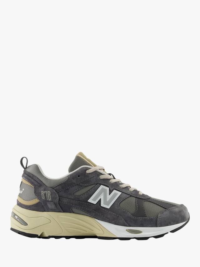

Мужские кроссовки из смесовой замши 878 New Balance, темно-серый