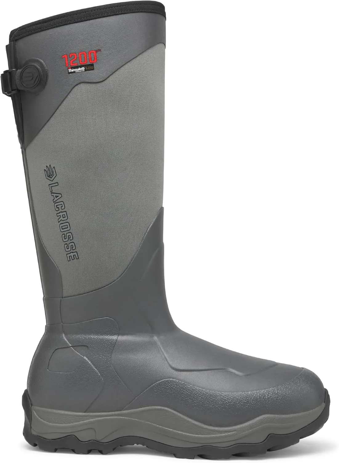 

Мужские утепленные охотничьи и рабочие ботинки LaCrosse Men’s Alpha Agility 17” - натуральный резиновый корпус с подошвой Traction Agility и стелькой EVA Name ‎LaCrosse, серый