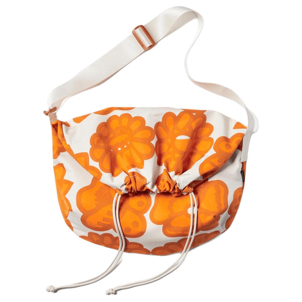 

Полиэстеровая женская сумка через плечо ярко-оранжевая UNIQLO