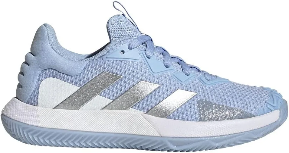 Кроссовки Damen Solematch Control W Clay adidas, серебро — фото 2