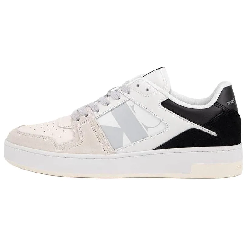 CKJ CALVIN KLEIN JEANS Кроссовки для скейтбординга мужские low top Moon White/Space Black