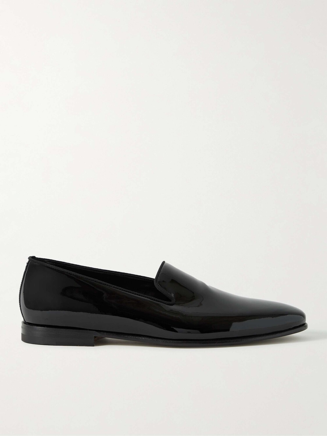 

Лакированные лоферы Mario с отделкой в крупный рубчик MANOLO BLAHNIK, черный