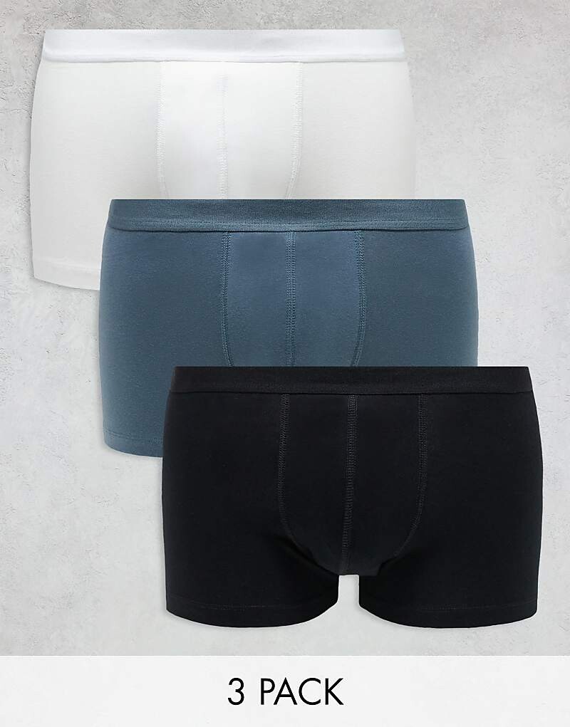 

Комплект из трех трусов ASOS DESIGN разных цветов