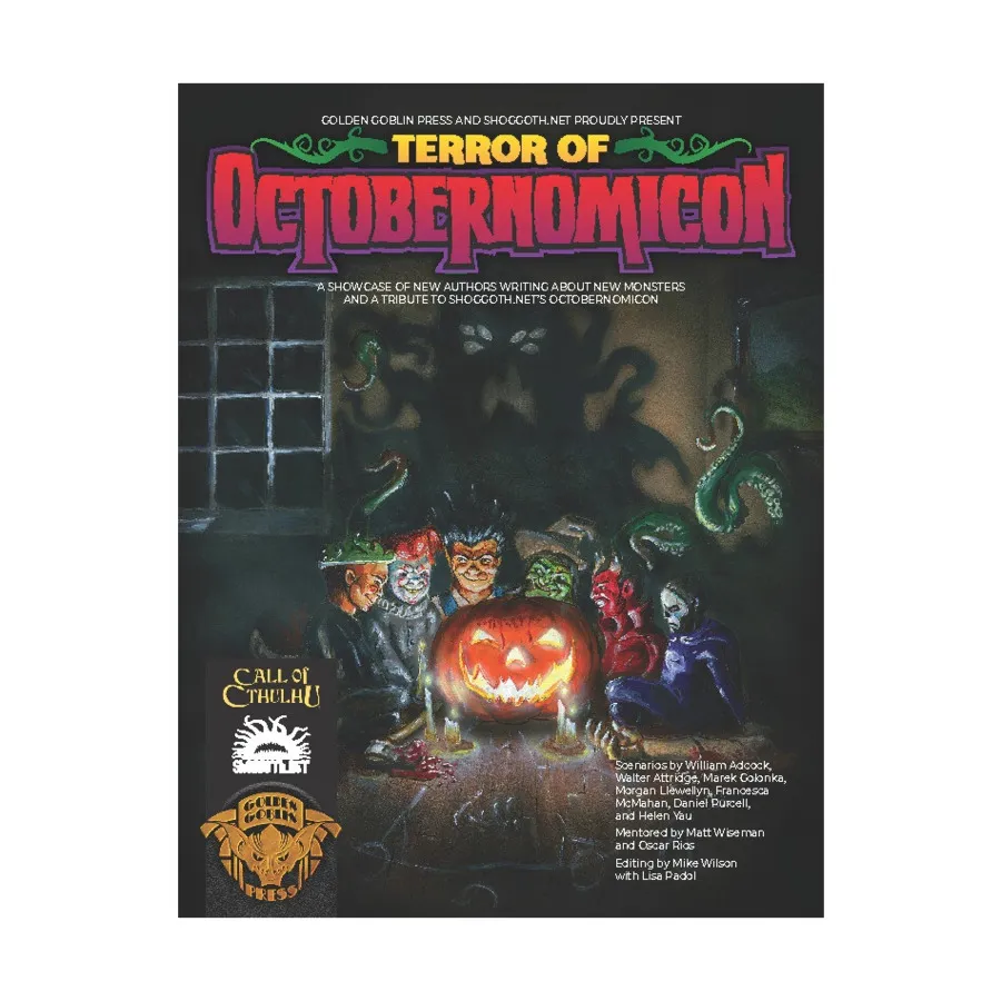 

Terror of Octobernomicon, Call of Cthulhu - Adventures & Modules (Golden Goblin Press), мягкая обложка