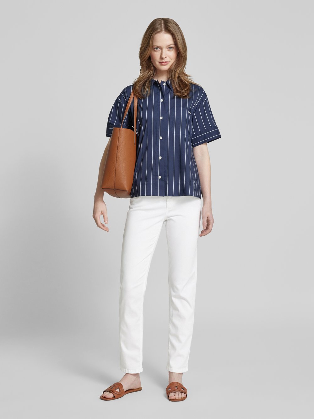 

Джинсы прямого покроя с 5 карманами, модель «Melly base» OPUS PANTS, белый