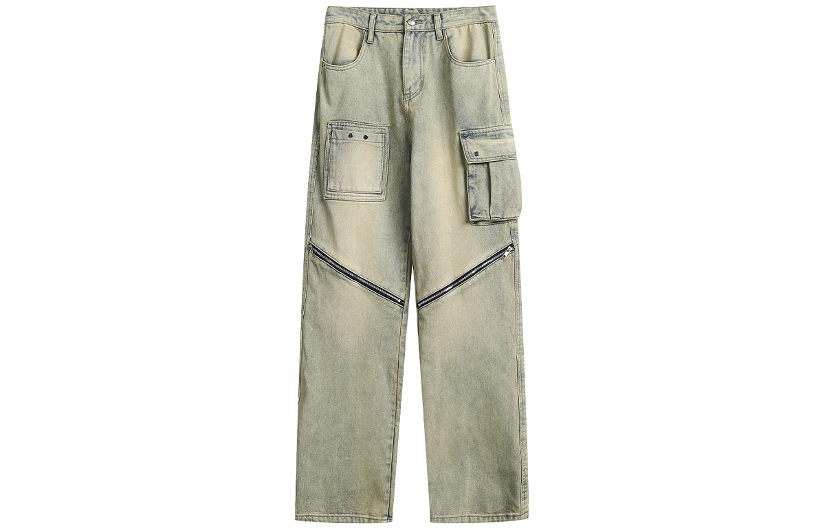 

Джинсы Unisex MEIPIN TANG, Жёлтая Грязь