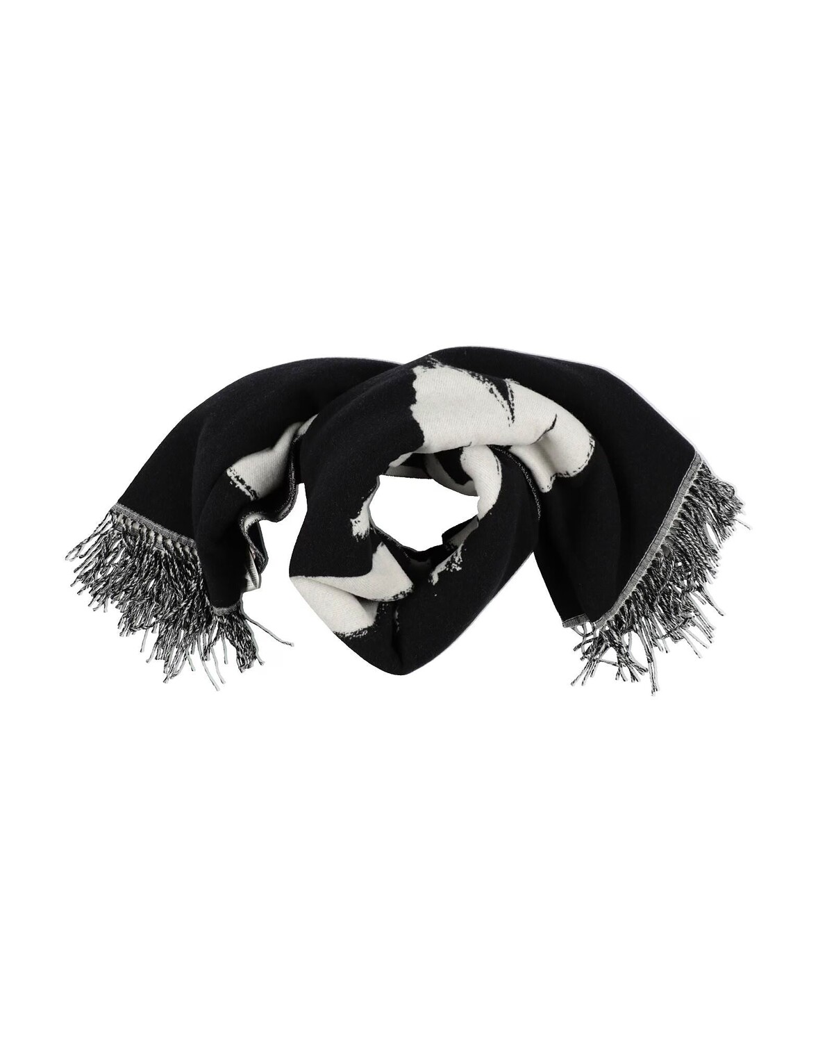 

Шарф Alexander Mcqueen, светло-серый