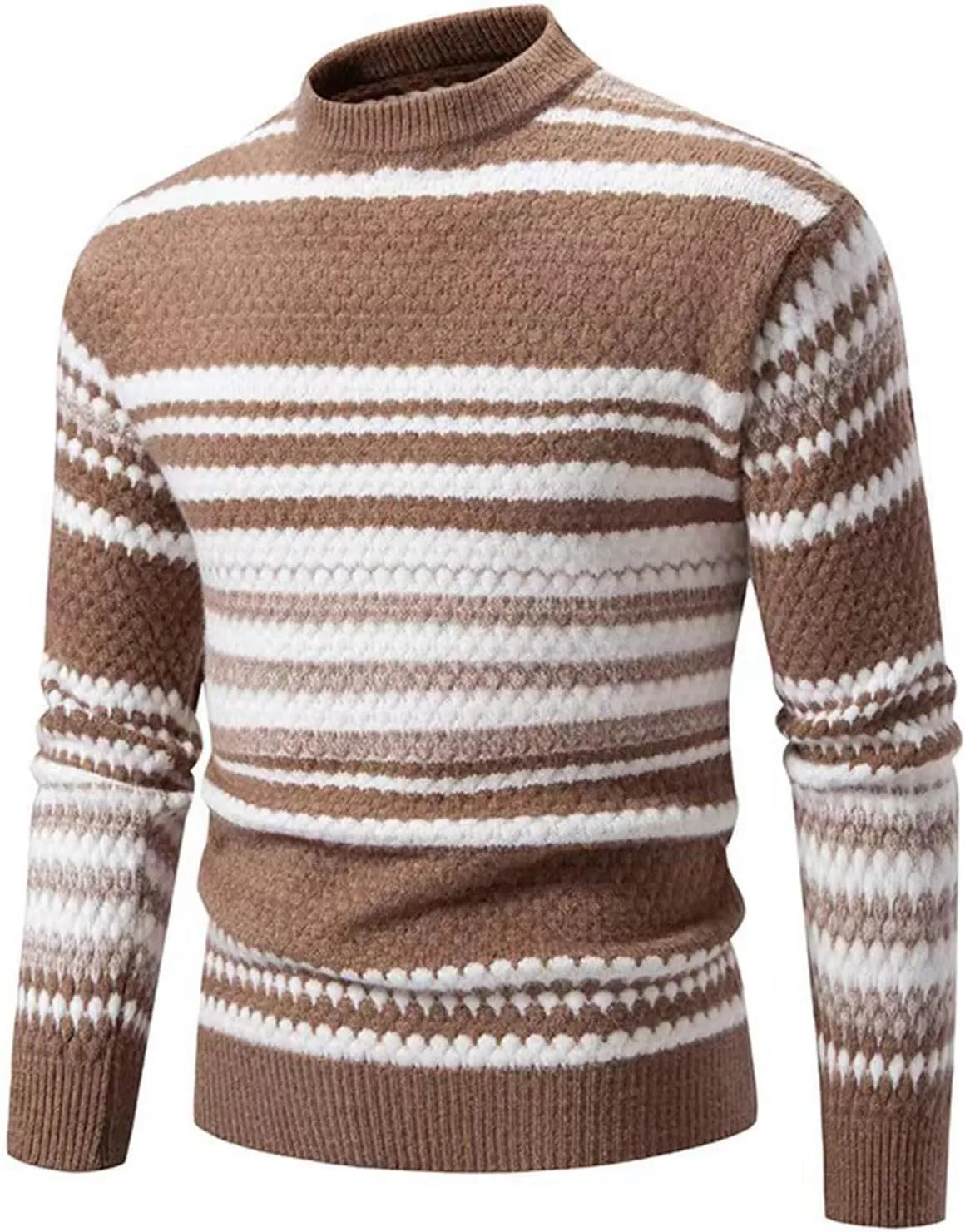 

Muscularfit вязаный свитер для мужчин, поло, длинный рукав, легкий, slim fit