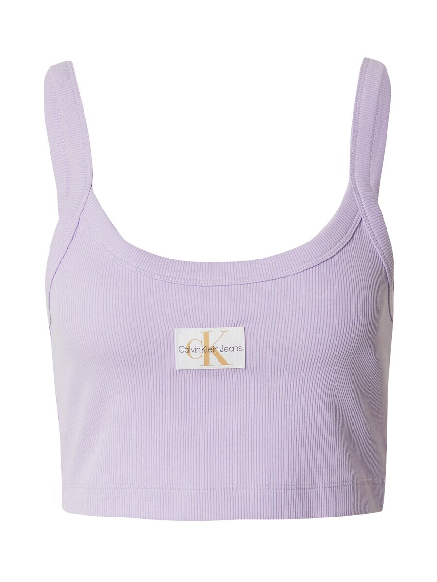 

Топ Calvin Klein Jeans Regular Top, светло-фиолетовый