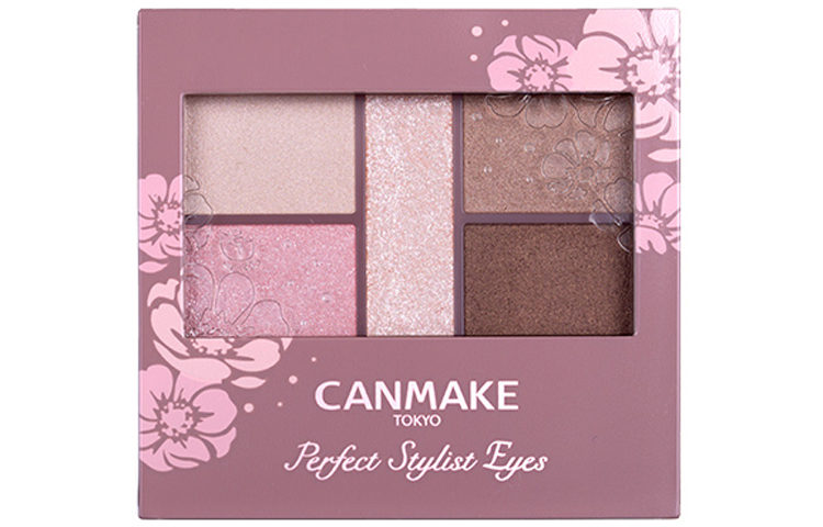 

Тени для век в 5 цветов Легко растушевываются Естественный тон лица Жемчужный блеск Подчеркивают глаза CANMAKE, 19 fashion copper коричневый