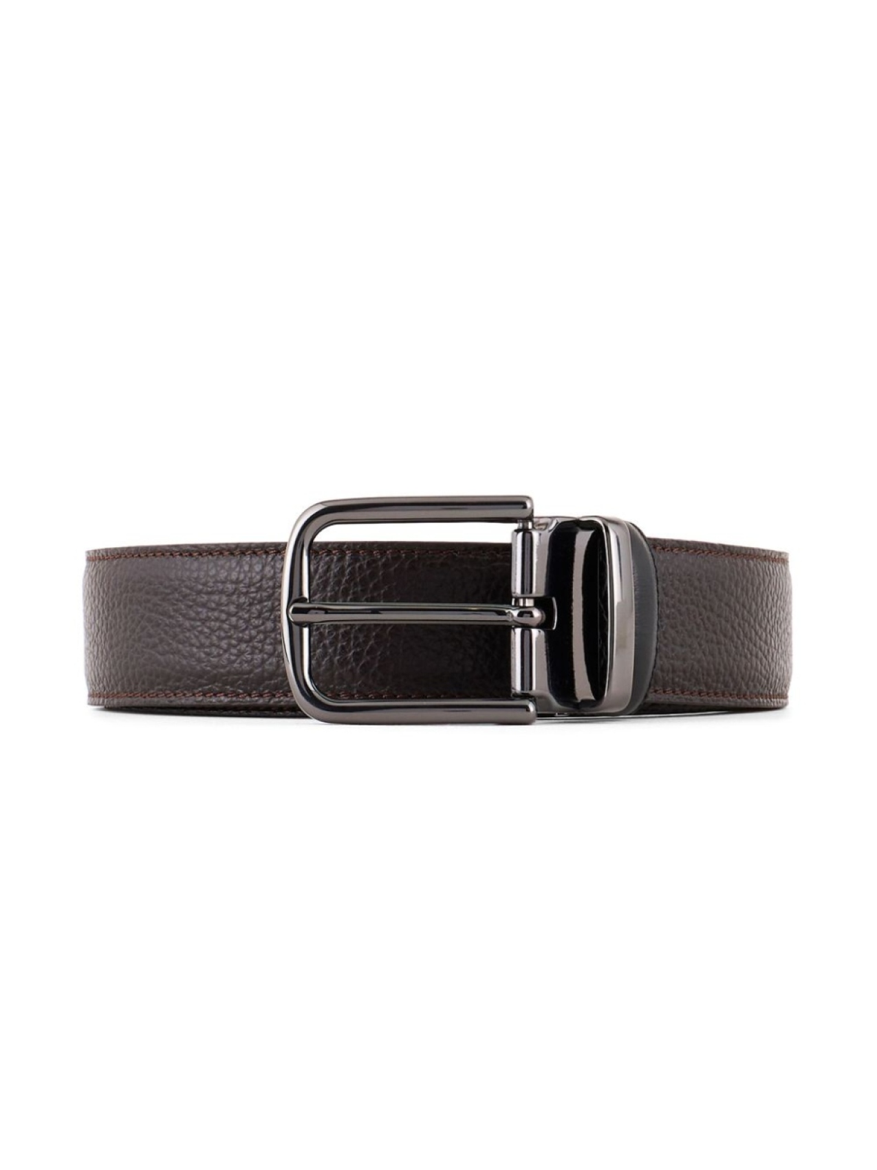 

Emporio Armani двусторонний ремень, черный