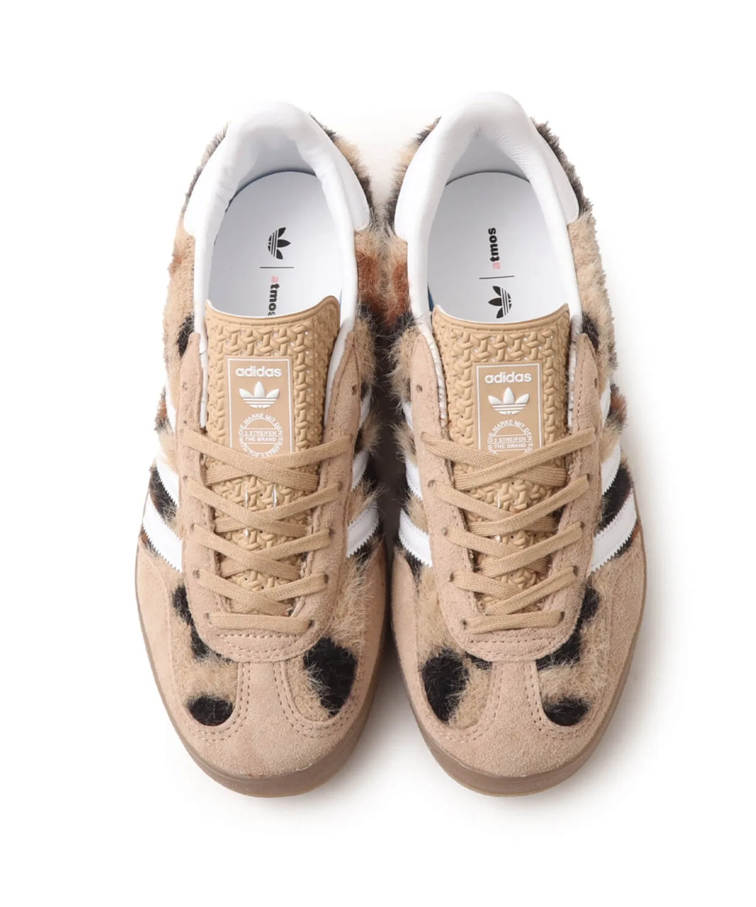 Мужские/женские кроссовки adidas GAZELLE INDOOR atmos pink — фото 2