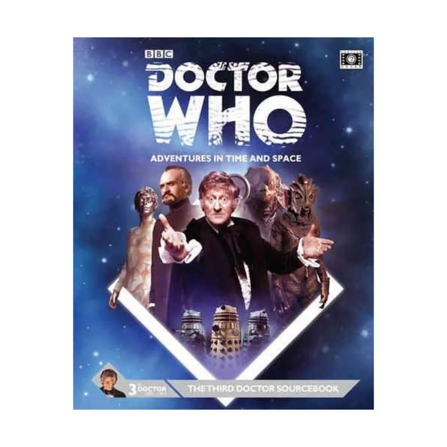 

Third Doctor Sourcebook, Doctor Who - The Roleplaying Game (Cubicle Seven), твердый переплет