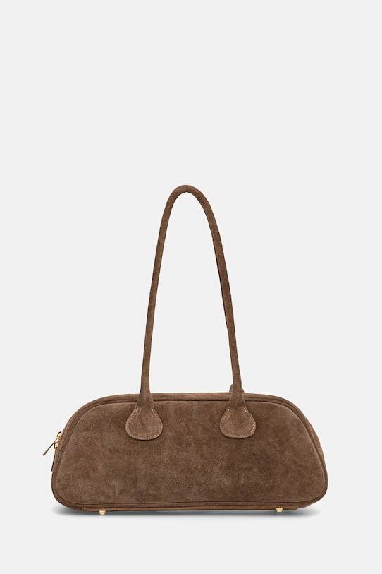 

Замшевая сумка Answear.LAB, бежевый