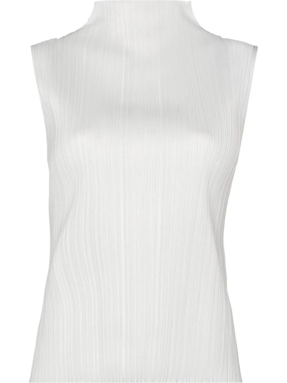 

Топ с высоким воротником Pleats Please Issey Miyake, серый