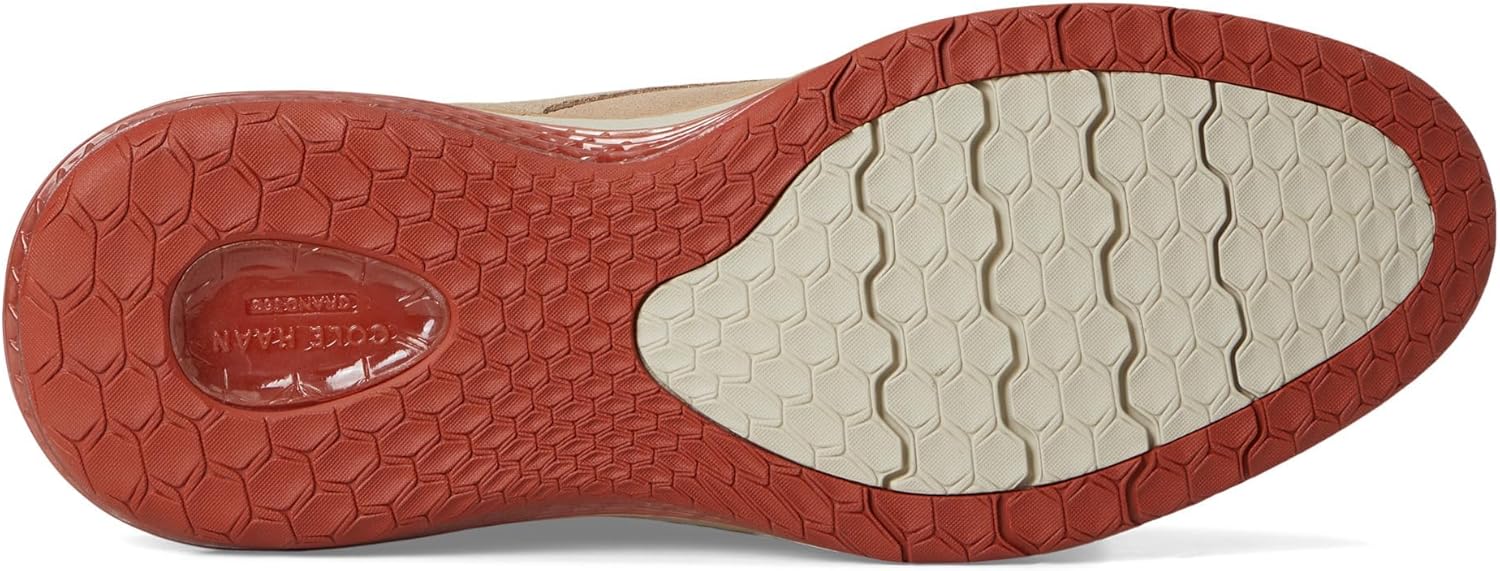 Мужские оксфорды Cole Haan Originalgrand Energy Weave с гладким носком, Ch Birch Suede/Picante/Ancient Scroll — фото 4