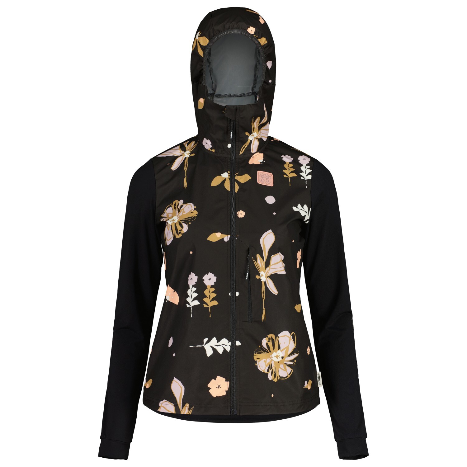 

Куртка из софтшелла Maloja Women's SennesM Printed, цвет Deep Black Flora