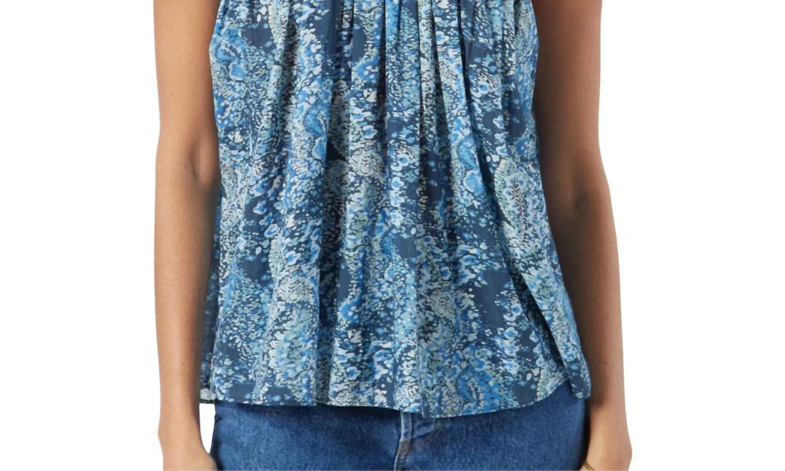 

Топ из хлопка Fern Tank Top в цвете Regatta Multi Joie