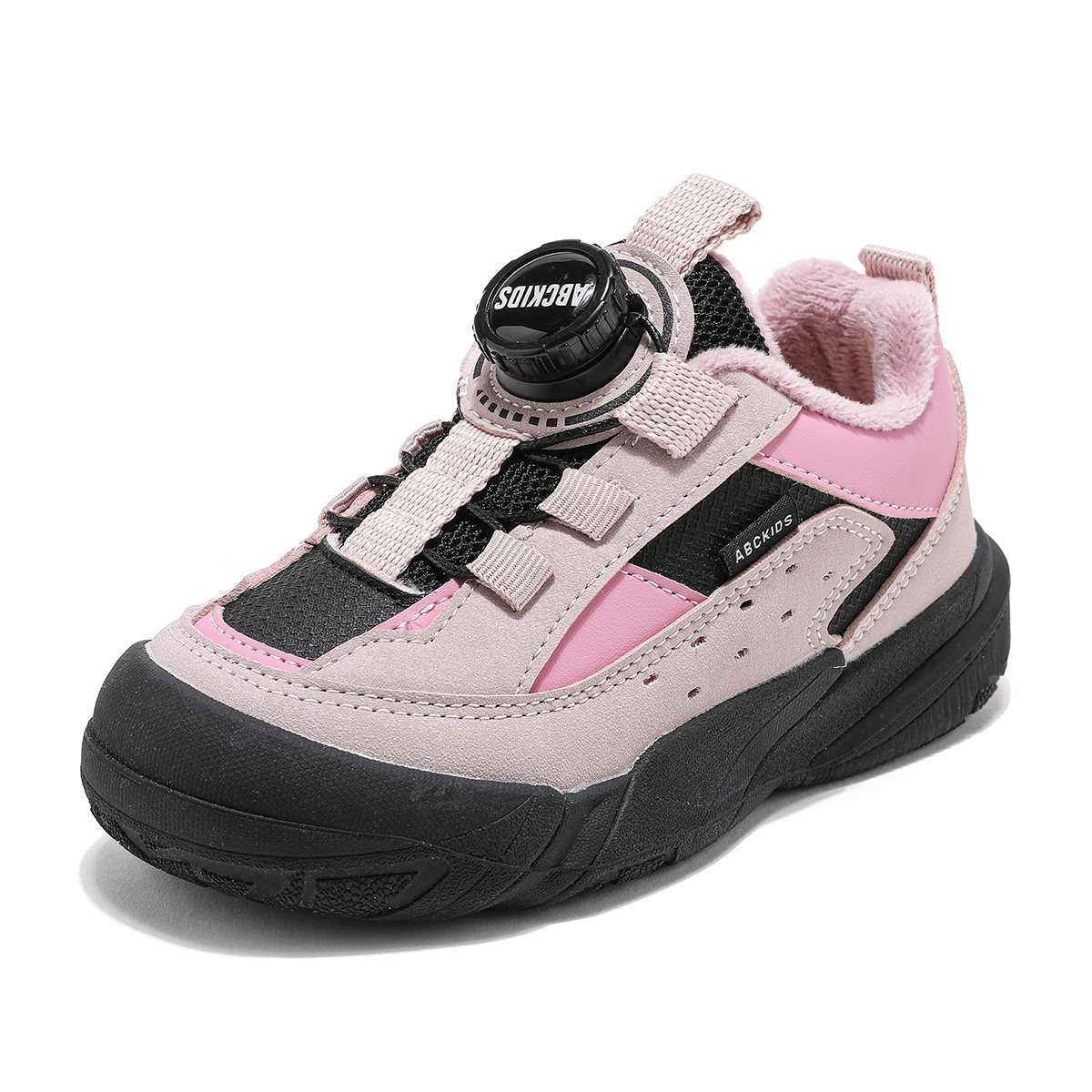 

Устойчивые к скольжению легкие утепленные повседневные детские ботинки с амортизацией Black Rose Fuchsia Kids' ABC KIDS, черный/Fuchsia