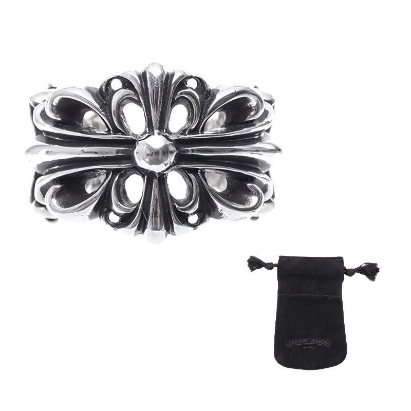 

Chrome Hearts Кольцо из стерлингового серебра 925 пробы мужское серебряное