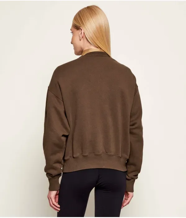Толстовка loose fit Polo Ralph Lauren, коричневый — фото 3