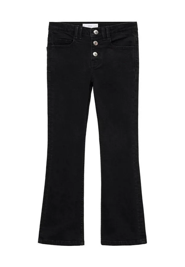Детские расклешенные джинсы Mango Kids, Black Denim