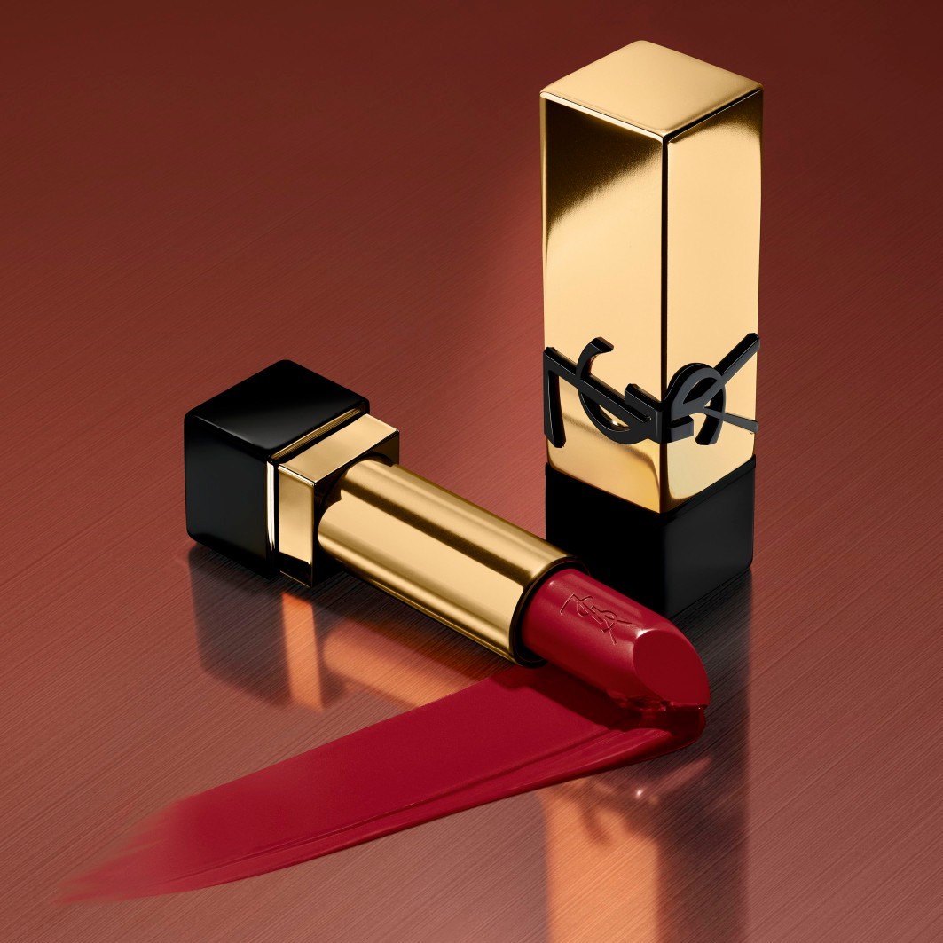 Помада для губ rouge pur couture Yves Saint Laurent, r13 - rouge calls, вес 3.8 гр. — фото 4