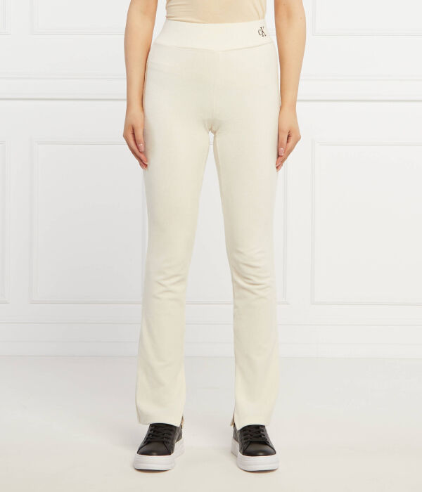 

Брюки женские Calvin Klein Jeans облегающие, бежевый