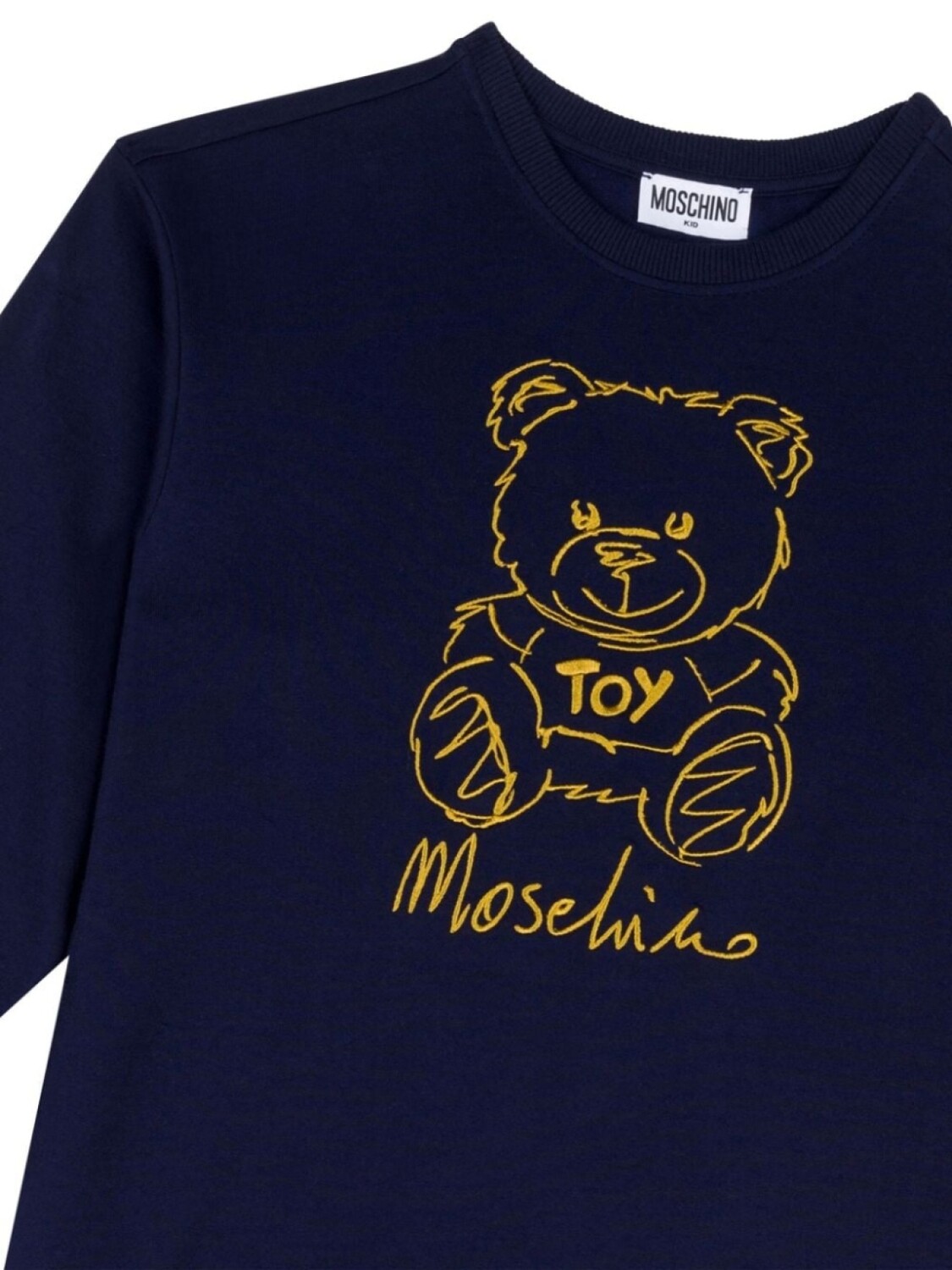

Moschino Kids платье с мотивом плюшевого мишки, синий