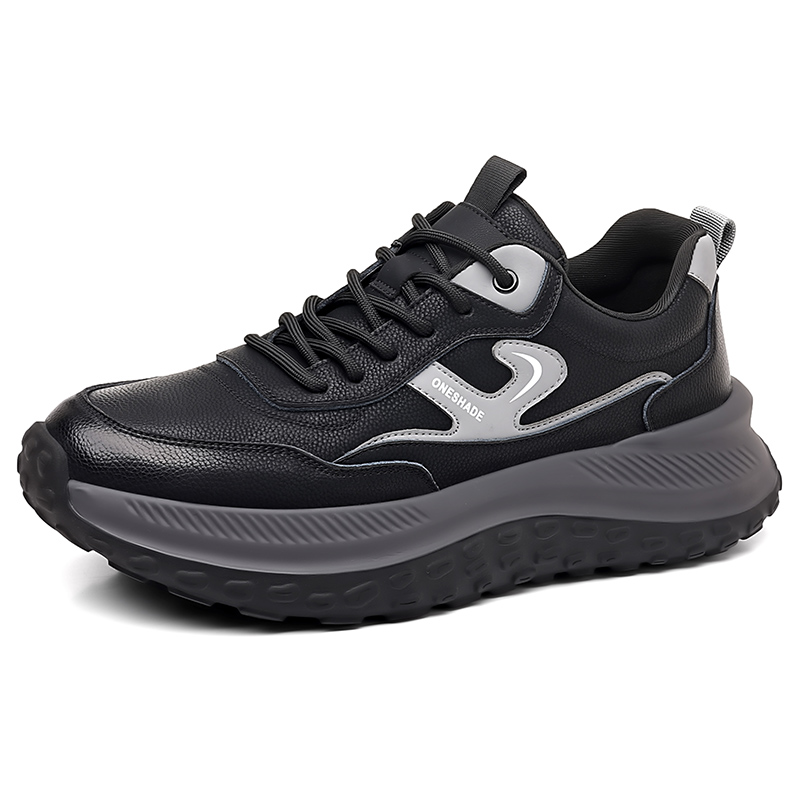 

GIHO Антискользящие износостойкие мужские кэжуал кеды GH8896 черные, цвет GH8896 Black