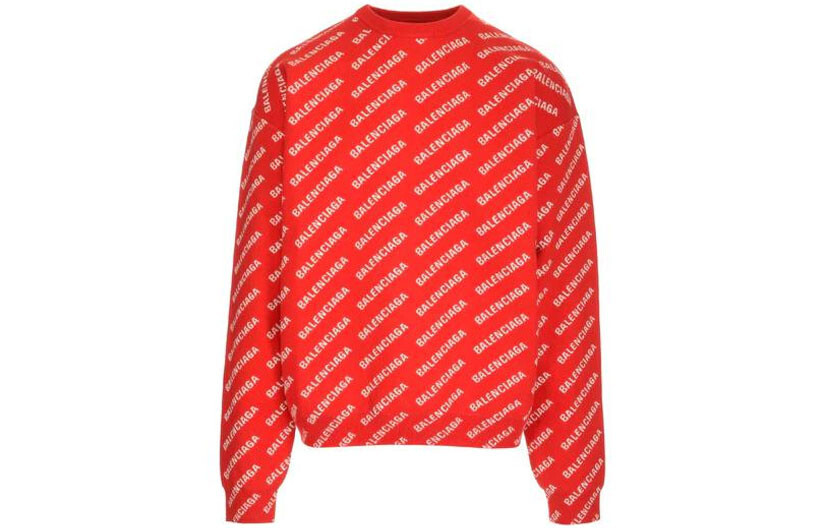 

Толстовка мужская Balenciaga, красный