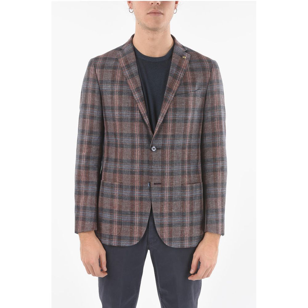 

CC COLLECTION Check RIGHT Блейзер на 2 пуговицах с карманом Tatch Corneliani, мультиколор
