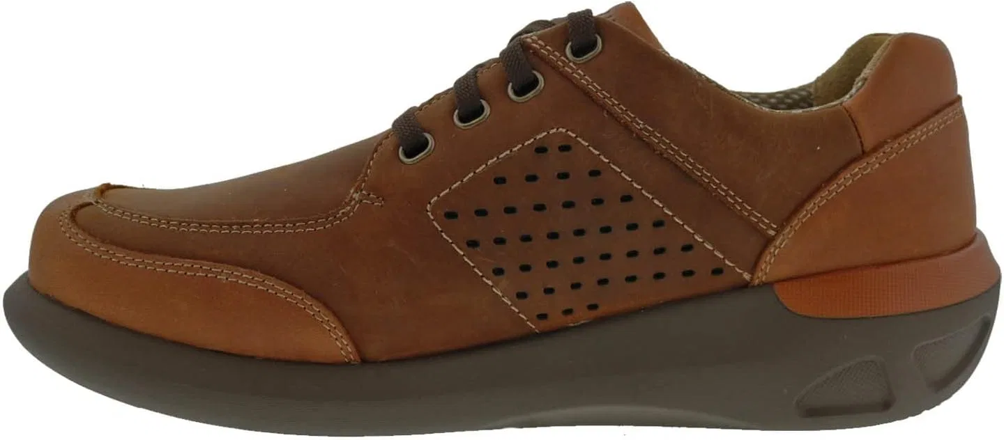 Оксфорды мужские из натуральной кожи Camel Distressed Leather Drew — фото 3