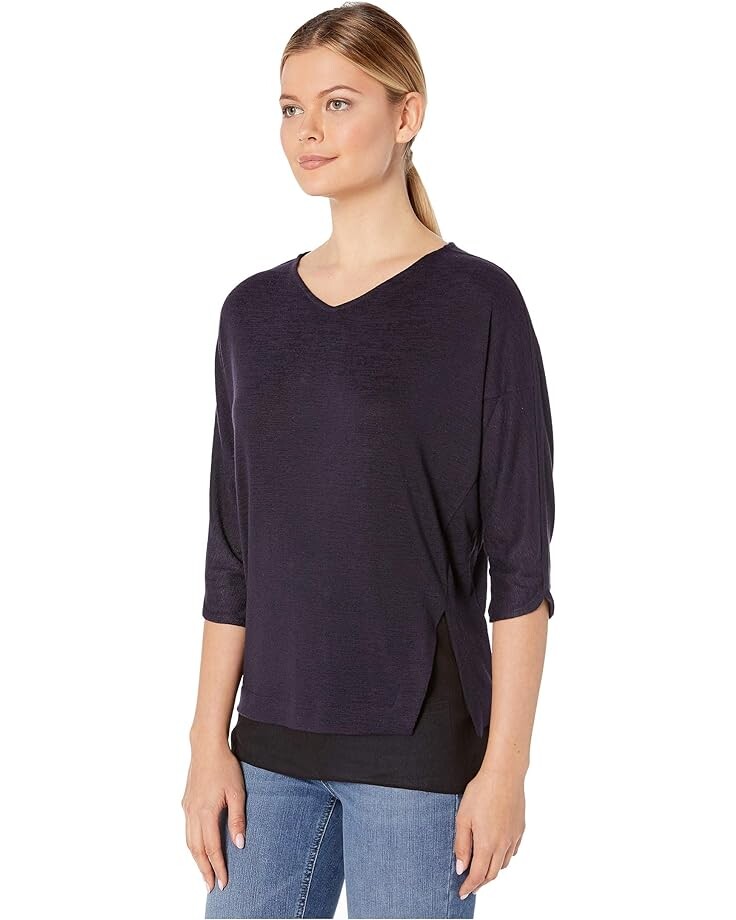 

Топ NIC+ZOE Rejoice Top, цвет Nightshade
