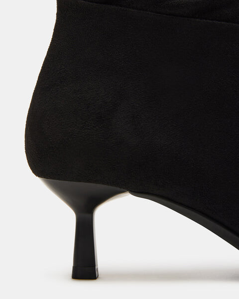 Сапоги женские Steve Madden Astoria высокие на тонком каблуке, черный — фото 4