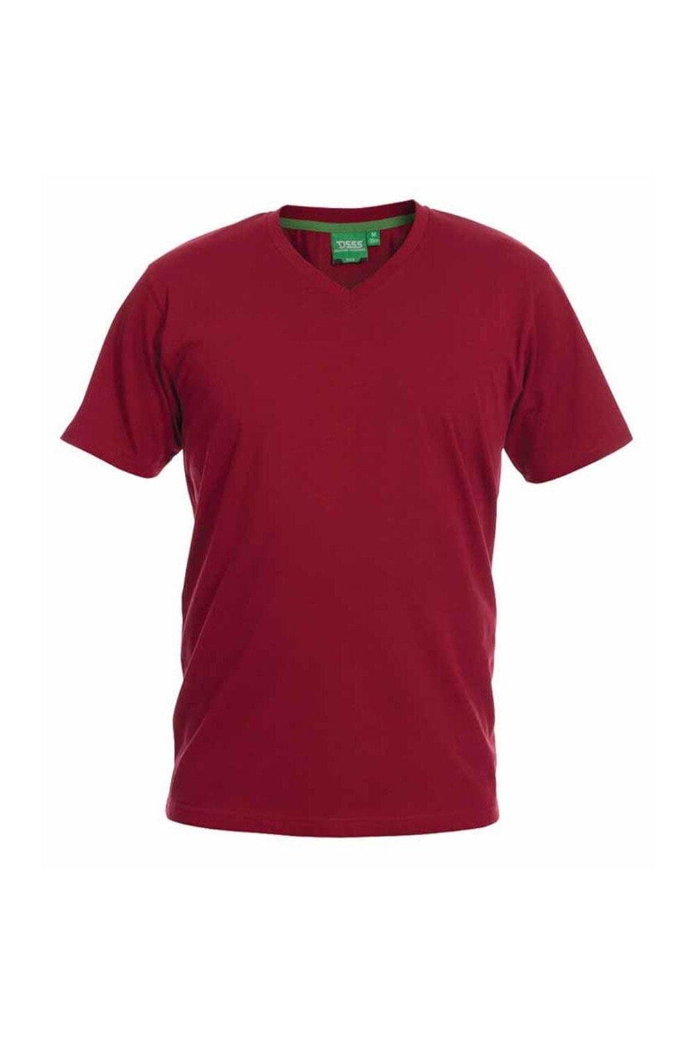 

Футболка с V-образным вырезом D555 Signature-2 Duke Clothing, красный