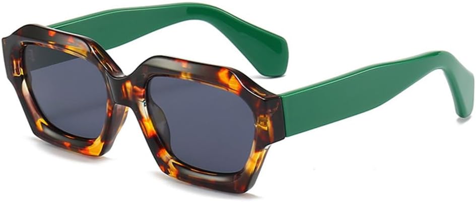 

Солнцезащитные очки неправильной формы для мужчин и женщин, модные мужские очки в стиле ретро, ​​многоугольные солнцезащитные очки для женщин, защита от ультрафиолета UV400 generic, Leopard