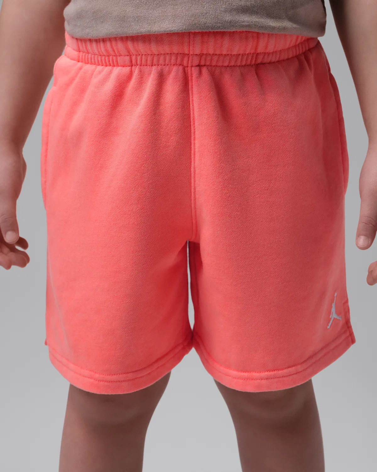 Детские шорты Jordan Little Kids' Brooklyn Washed French Terry, Bright Mango — фото 2