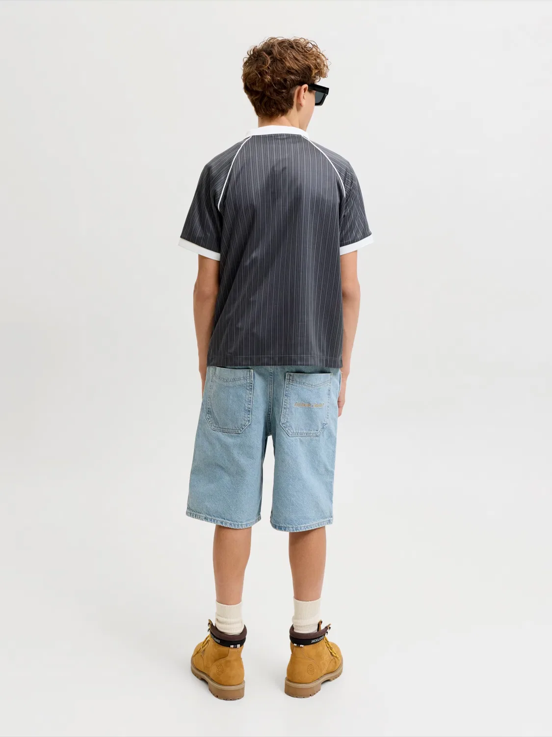 Футболка 'JCOEterna' Jack & Jones Junior, Dark Grey — фото 3