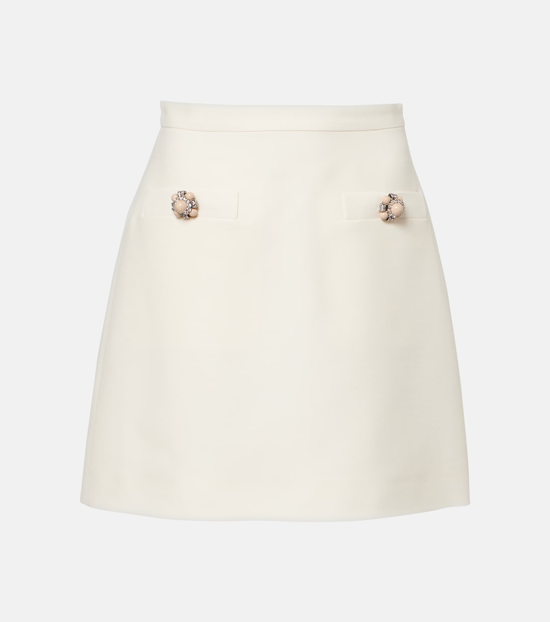 

Мини-юбка Crepe Couture Valentino, Avorio