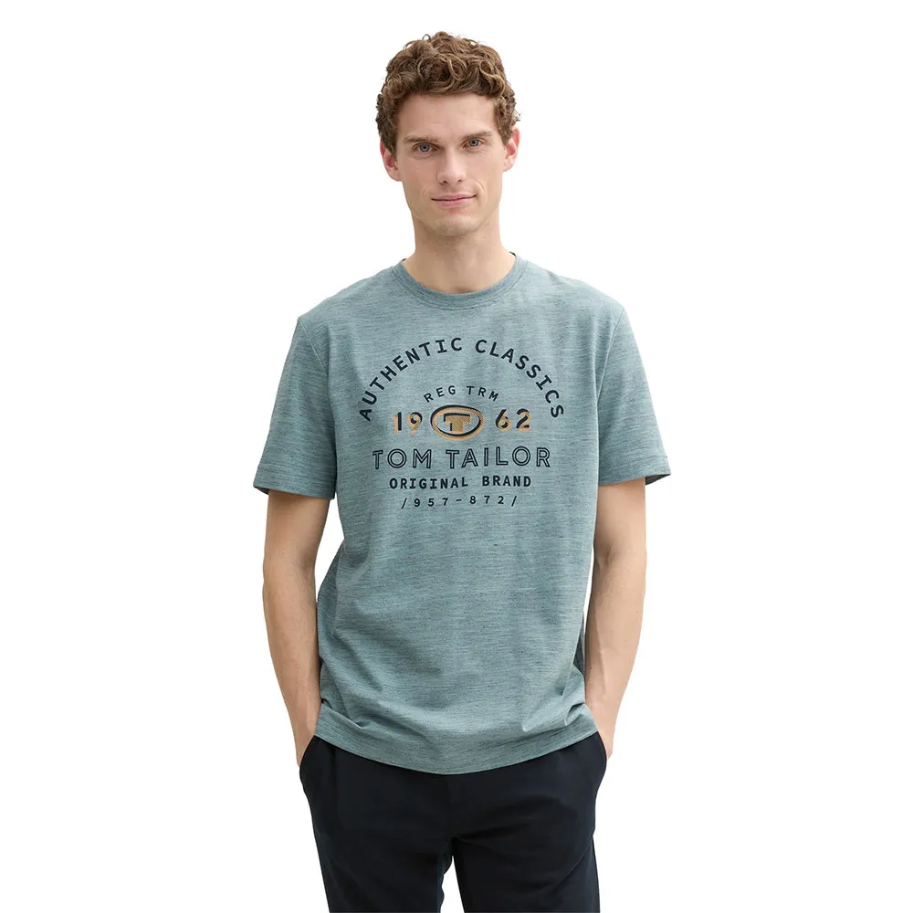 

Футболка с коротким рукавом Tom Tailor Printed, серый