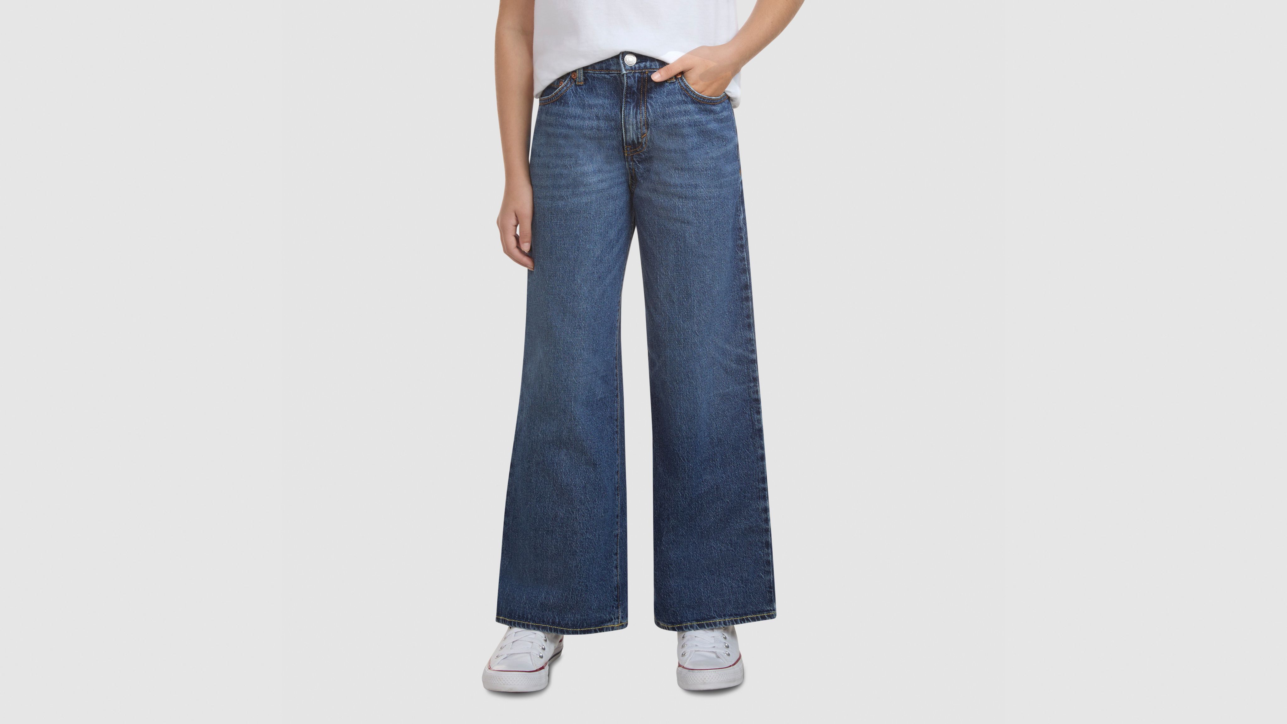 Мешковатые брюки с высокой талией для больших девочек 8-20 Levi's, Pacific Highway - Dark Wash — фото 2