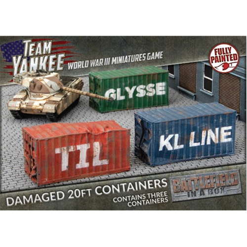 

Фигурка Modern: 20Ft Shipping Containers – Damaged (X3)